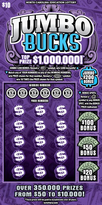 jumbo bucks lottery tickets.
